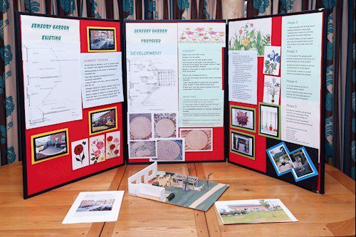Shenley Wood retirement village sensory garden